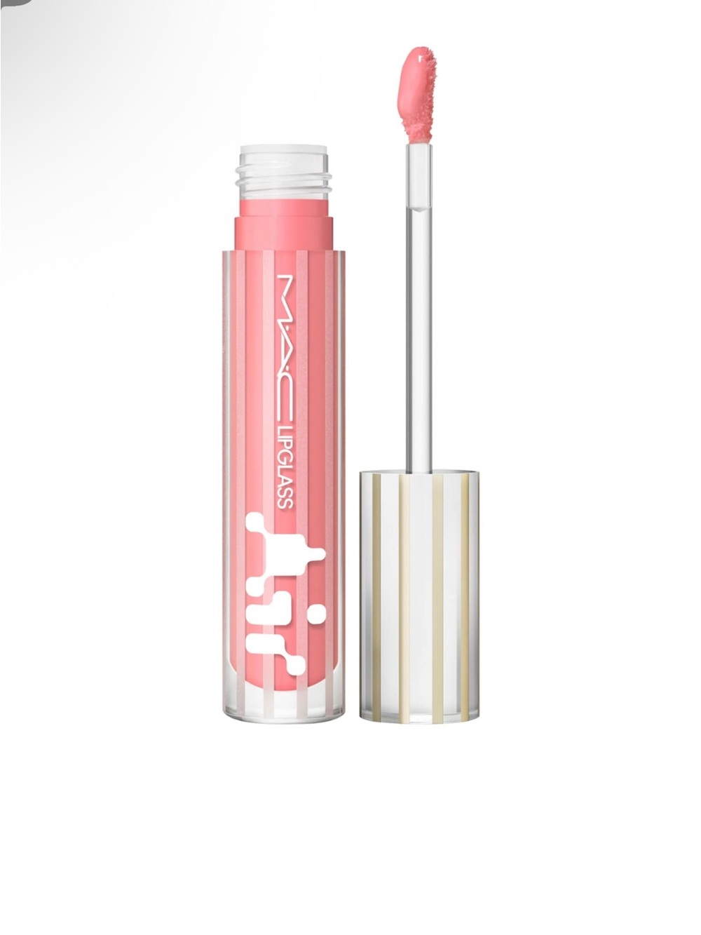MAC Cosmetics Lipglass Gloss in Soft Pink Peach